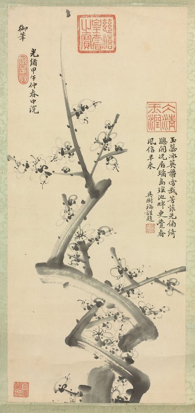 Pflaumenblüten, 1894 von Empress Cixi Manchu Chinese