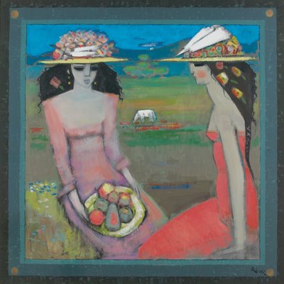 Kleine Schale mit Obst von Endre Roder