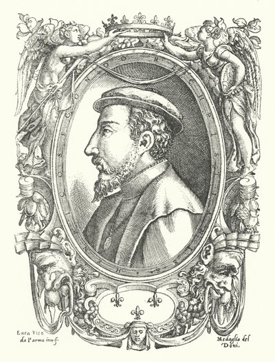 Heinrich II., König von Frankreich von Enea Vico