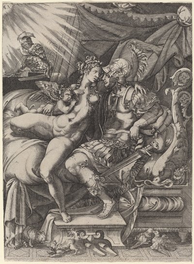 Die Lieben von Mars und Venus von Enea Vico