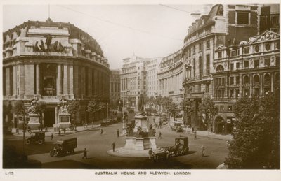 Australia House und Aldwych, London von English Photographer