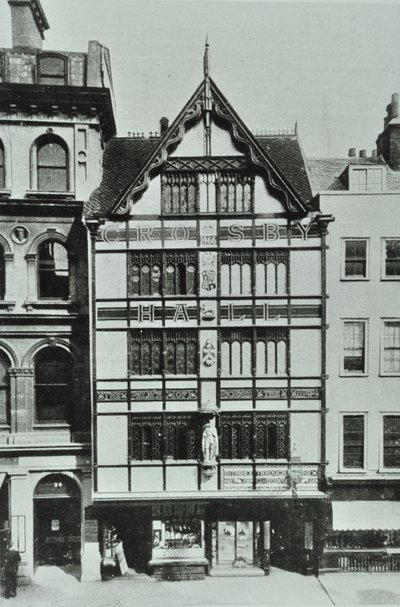 Crosby Hall, Bishopsgate, London, 1890 von English Photographer