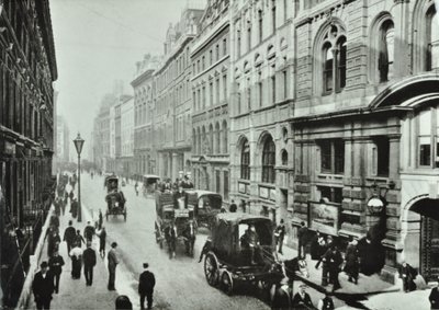 Leadenhall Street, City of London, 1895 von English Photographer