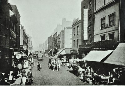 Pitfield Street: Blick nach Norden, 1895 von English Photographer