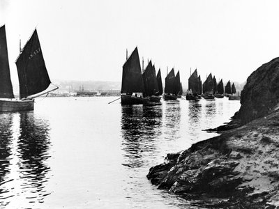 Regatta, Hayle Estuary, um 1890 von English Photographer
