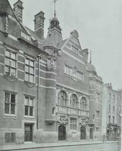 Shoreditch Public Baths: Außenansicht, 1898 von English Photographer