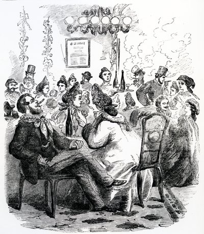 Ein Nachtlokal im Haymarket von English School