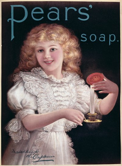 Werbung für Pears Seife von English School