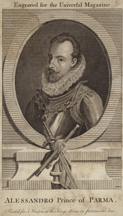 Alessandro Farnese, Prinz von Parma von English School