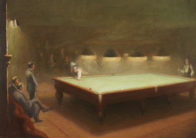 Billardspiel bei Thurston, 1930 von English School