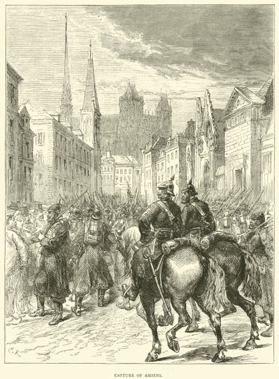 Eroberung von Amiens, Dezember 1870 von English School