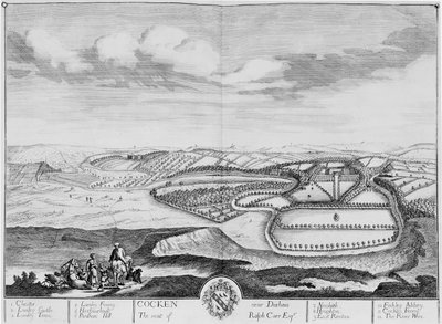 Cocken bei Durham, ca. 1710 von English School