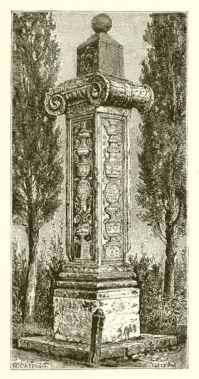 Säule der Franzosen in Ravenna von English School