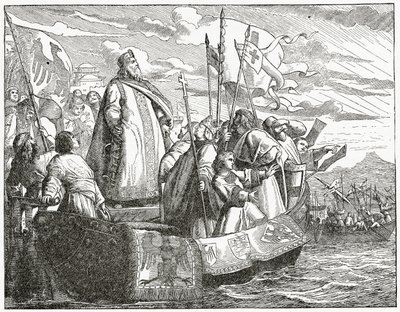 Friedrich überquert nach Kleinasien, 1882 von English School