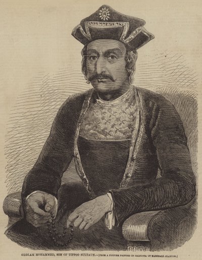 Gholam Mohammed, Sohn von Tippoo Sultaun von English School