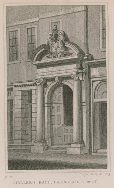 Girdlers Hall, Basinghall Street, London von English School