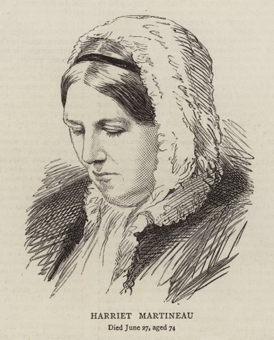 Harriet Martineau (Gravur) von English School