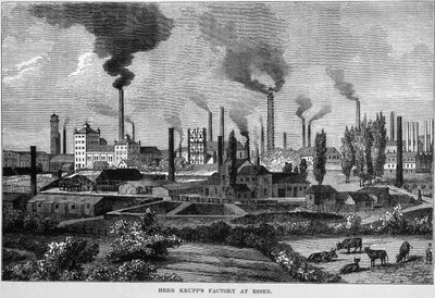 Herr Krupps Fabrik in Essen, Deutschland von English School