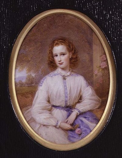 Hon. Lucy Byng (Miniatur) von English School