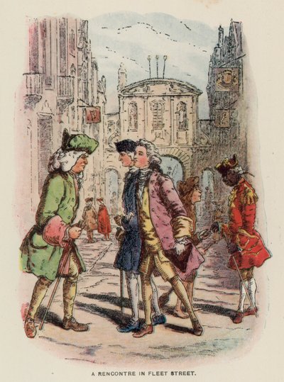 Illustration für Die Virginians von Thackeray von English School