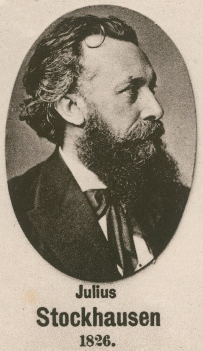 Julius Stockhausen (Gravur) von English School