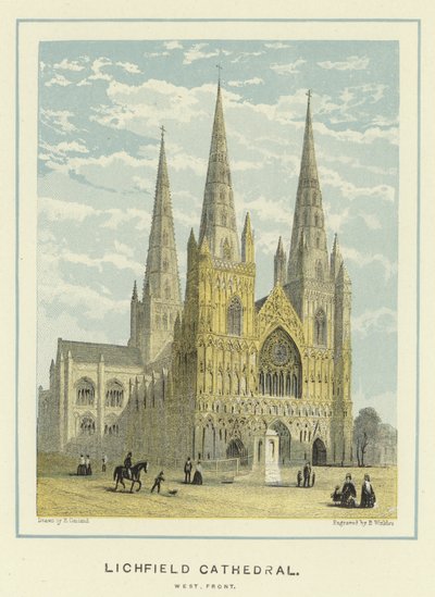 Lichfield Kathedrale, Westfassade von English School