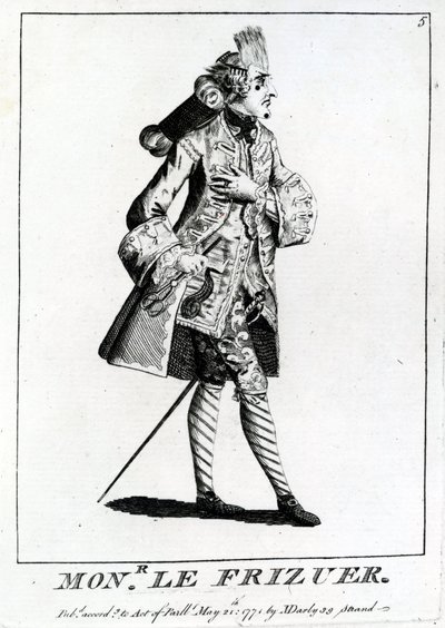 Mons. Le Frizuer, 1771 von English School