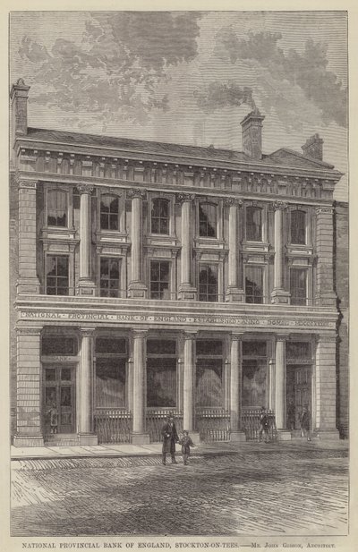 National Provincial Bank of England, Stockton-on-Tees (Stich) von English School