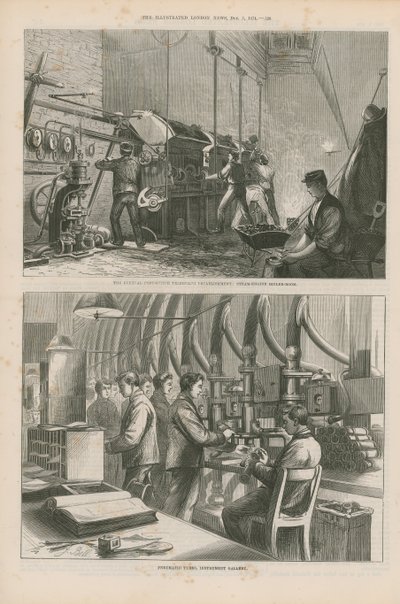 Seite aus den Illustrated London News von English School