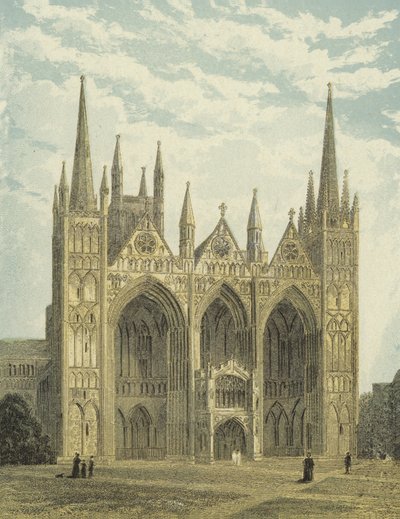 Peterborough Kathedrale, Westfront von English School