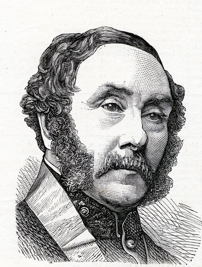 Porträt von Charles Sackville-West, 1873 von English School