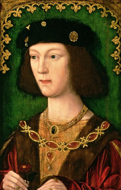 Porträt von Heinrich VIII. (1491-1547), ca. 1509 von English School