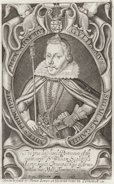 Porträt von Sir William Segar von English School