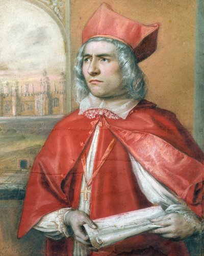 Porträt von Thomas Wolsey (ca. 1475-1530), 1664 von English School