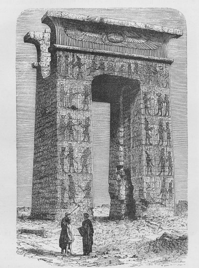 Propylon in Karnak von English School