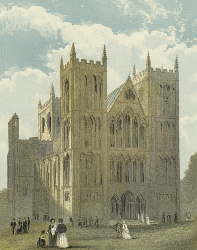 Ripon Kathedrale, Nordwestansicht von English School