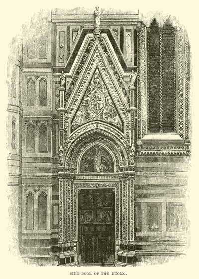 Seitentür des Doms von English School