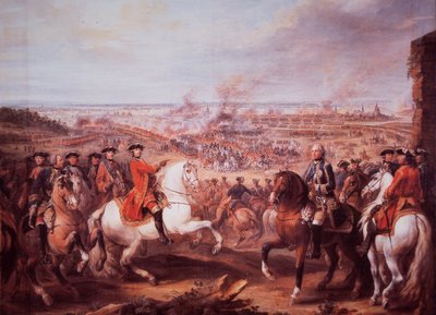 Die Schlacht von Fontenoy von English School