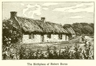 Der Geburtsort von Robert Burns von English School