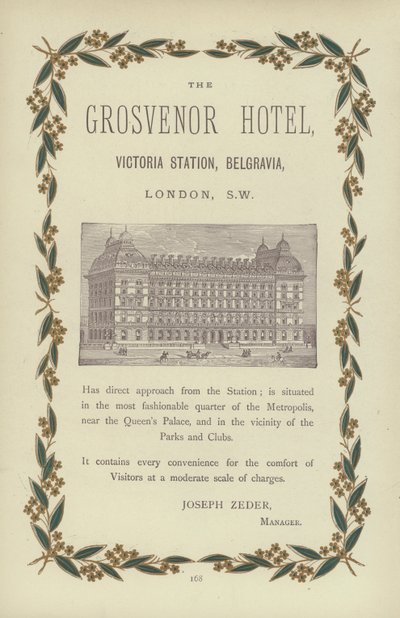 Das Grosvenor Hotel von English School