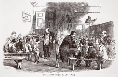 Die Lambeth-Ragged-School (Jungen) von English School