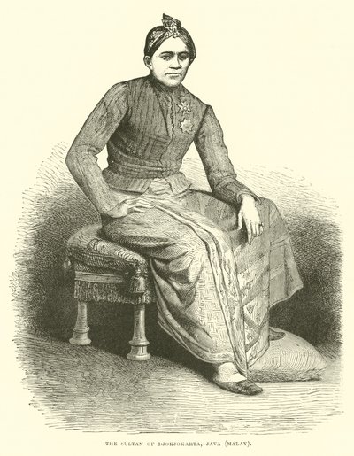 Der Sultan von Djokjokarta, Java, Malay von English School