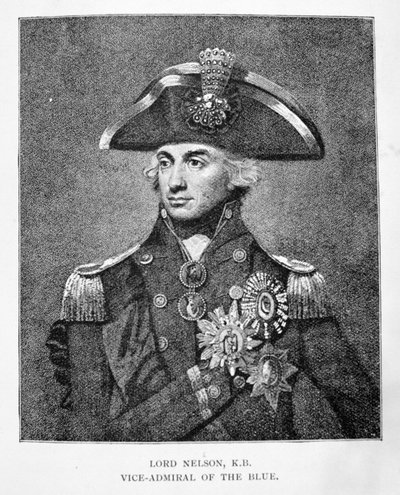 Vizeadmiral Horatio Nelson (1758-1805) von English School