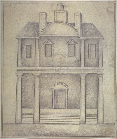 Ansicht des Blackfriars Theatre, ca. 1650 von English School