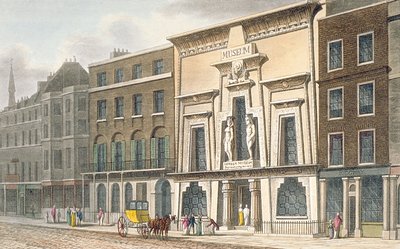 Ansicht des Bullocks Museums, Piccadilly, 1815 von English School