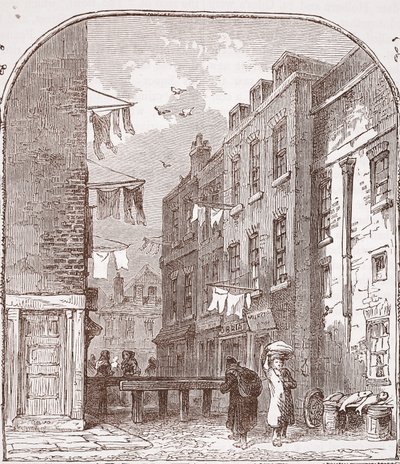 Ansichten im Rookery, St. Giles von English School