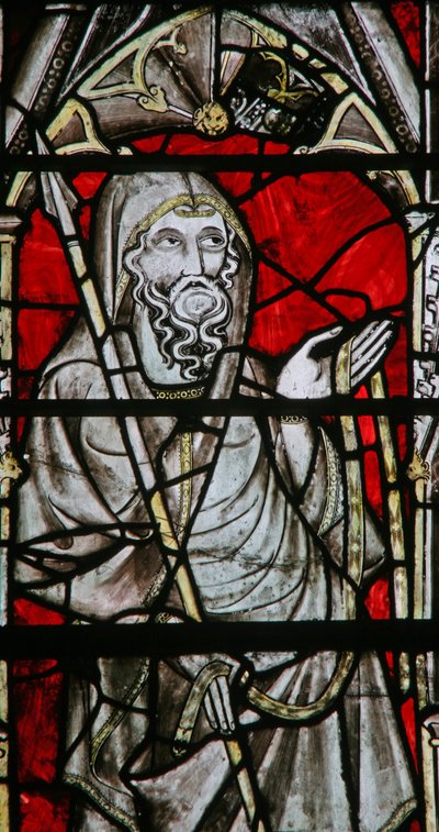 Fenster Ew, St. Thomas darstellend von English School