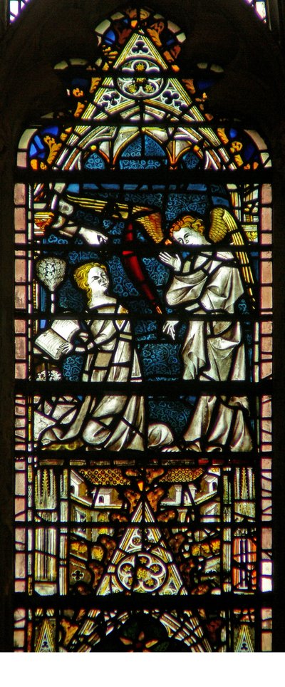 Fenster c6, Darstellung der Verkündigung von English School