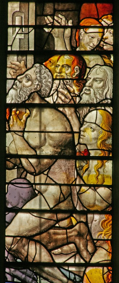 Fenster w15, Darstellung der Höllenfahrt Christi von English School