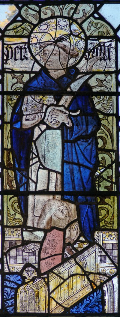 Fenster w4 zeigt St. Peter Martyr von English School
